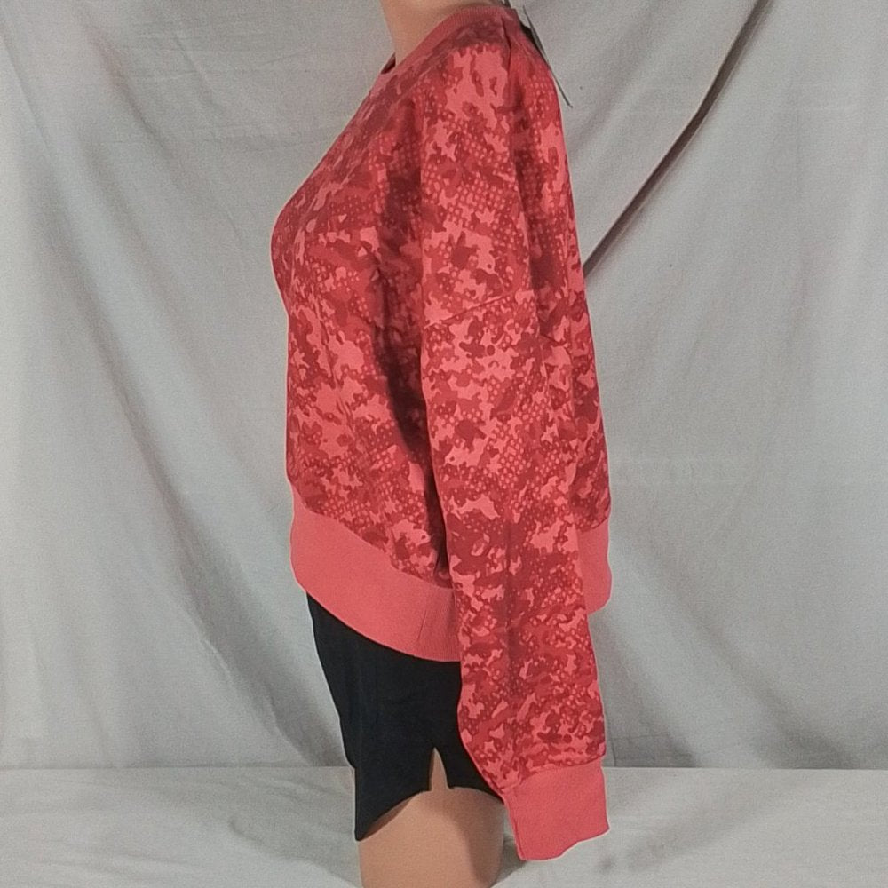 Women's Under Armour Camo Rival Fleece Crew Sweatshirt Calypso - Various Szs-NWT