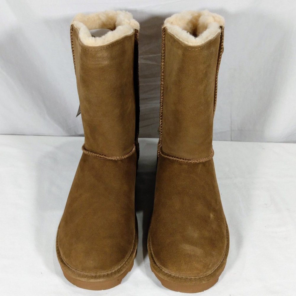 Bearpaw Women's Eloise Faux Fur Winter Boots-Hickory/Champagne-Size 11-NIB