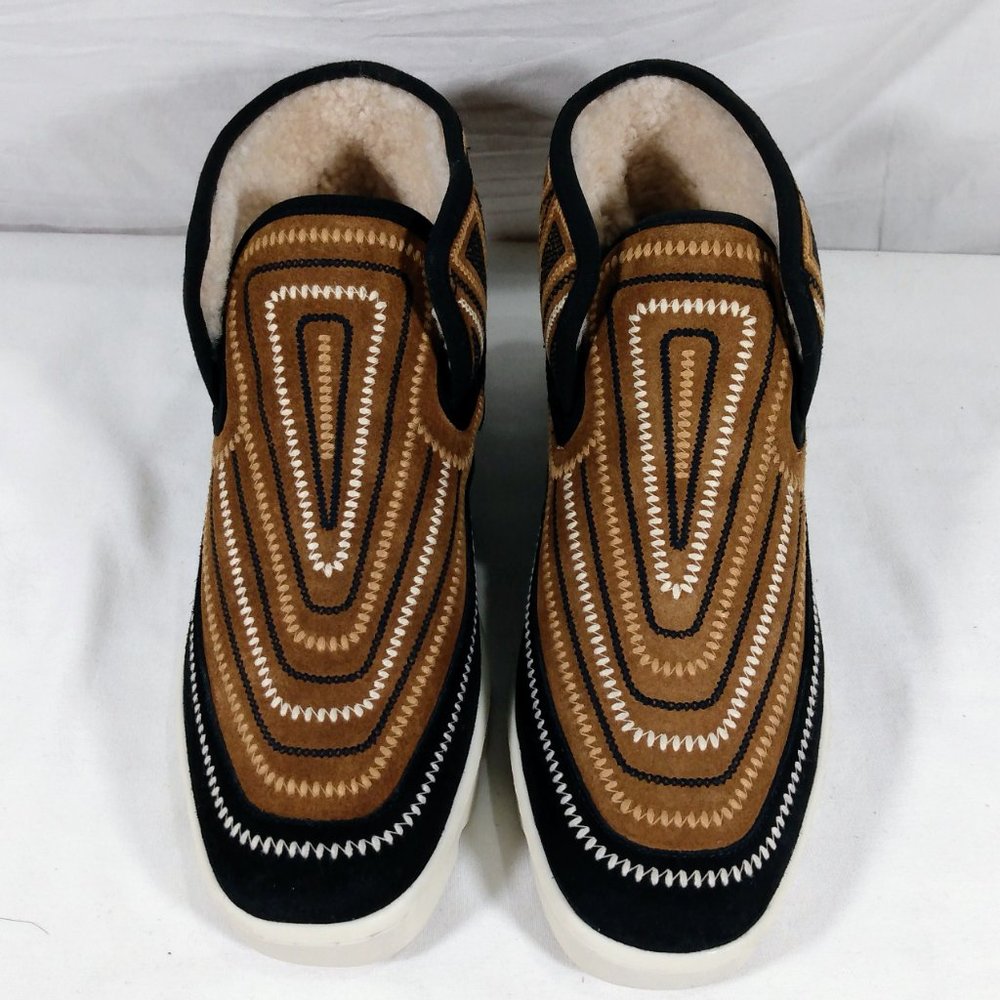 Bernardo Women's Drea Bootie-Black/Tobacco-Size 7.5-New in Box