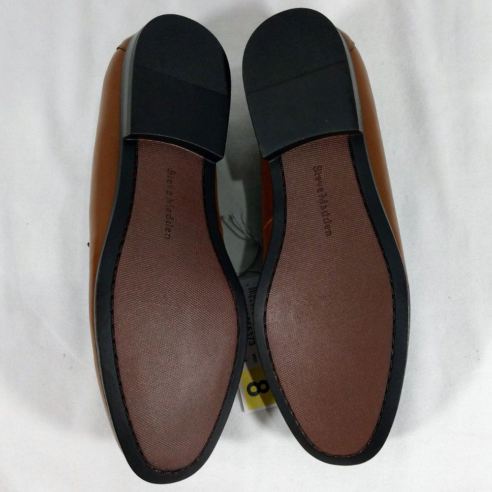 Steve Madden P-Quarl Loafer-Cognac-Various Sizes-New in Box