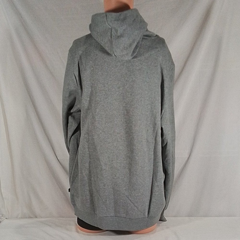 Men's Puma Big & Tall Fleece Logo Pullover Hoodie-Heather Grey-Various Sizes-NWT