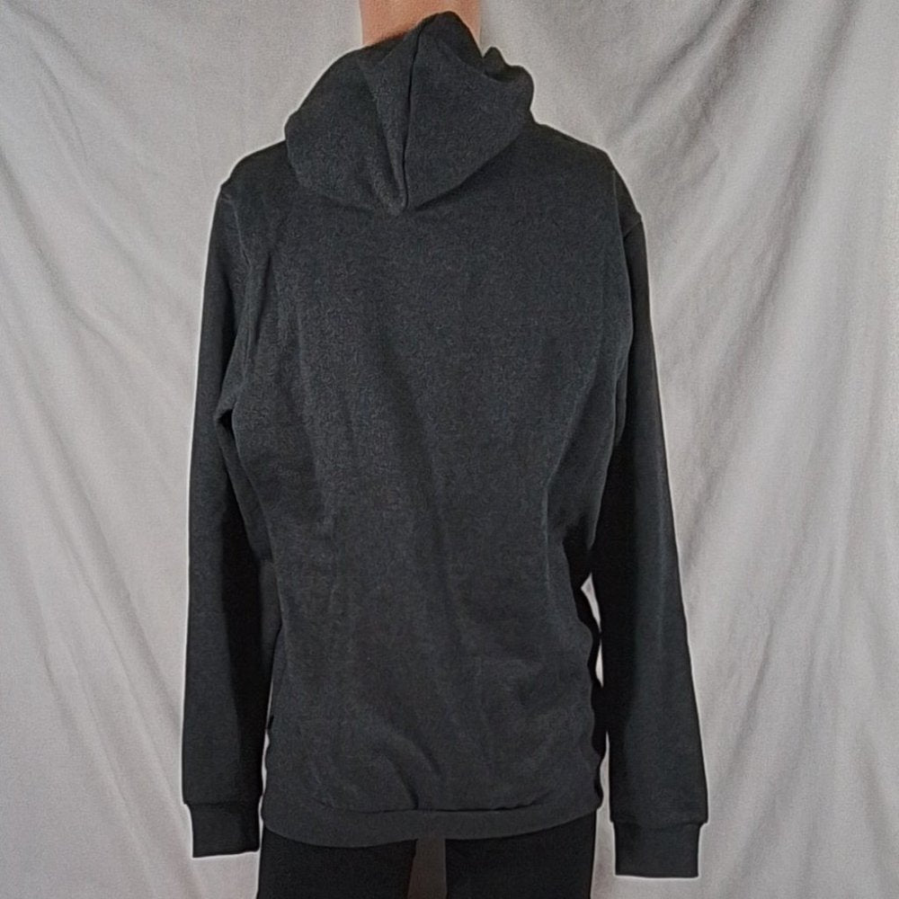 Men's Puma Pullover Fleece Hoodie-Dark Charcoal-Medium-NWOT