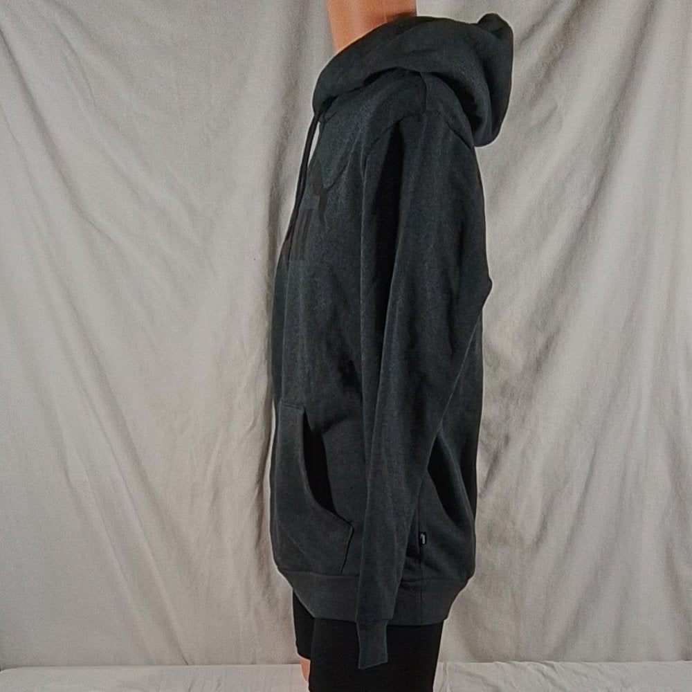 Men's Puma Pullover Fleece Hoodie-Dark Charcoal-Medium-NWOT