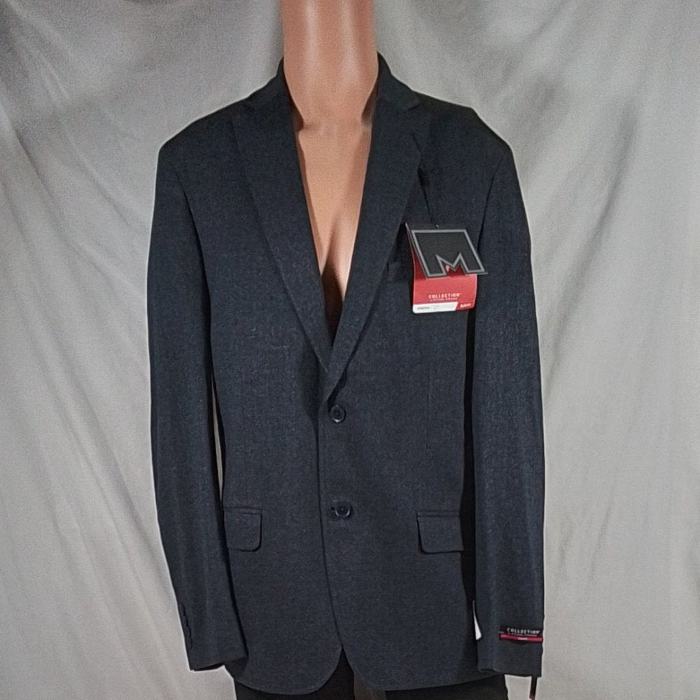 Men's Michael Strahan Stretch Fabric Slim Fit Suit Jacket-Blue-44R-New with Tags