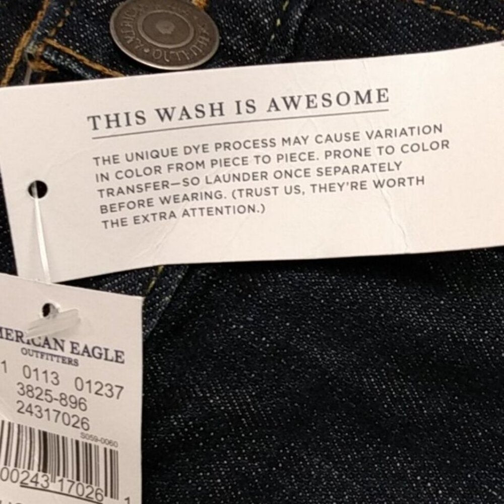 AEO Classic Boot Jeans - Dark Wash N0. 3825 - 30" Inseam -Various Sizes - NWT