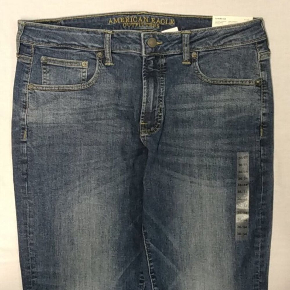 AE Orig Straight Extreme Flex - Med Wash No. 4048 - 32" Inseam - Various- NWT