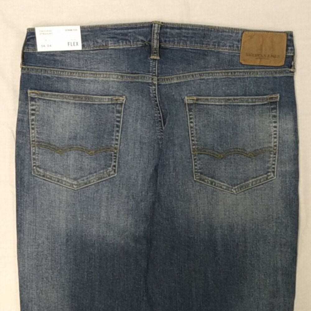 AE Orig Straight Extreme Flex - Med Wash No. 4048 - 34" Inseam - Various - NWT
