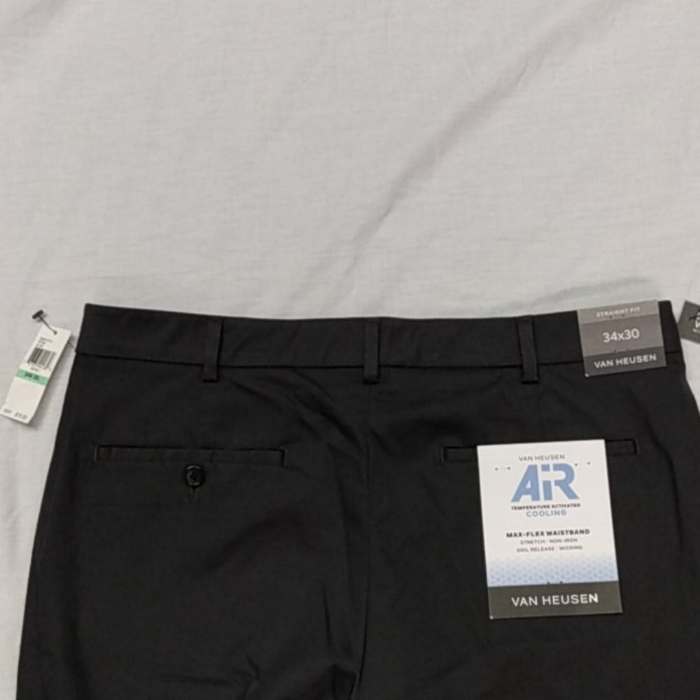 Van Heusen Air Straight Fit - Asphalt - 32" Inseam - New with Tags
