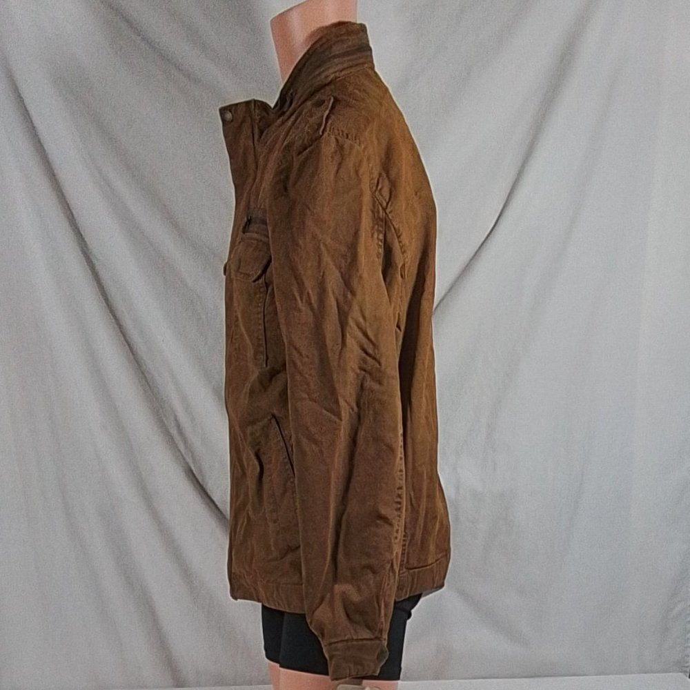 Men's Levi's Washed Cotton Military Jacket - Worker Brown - Various Sizes - NWT