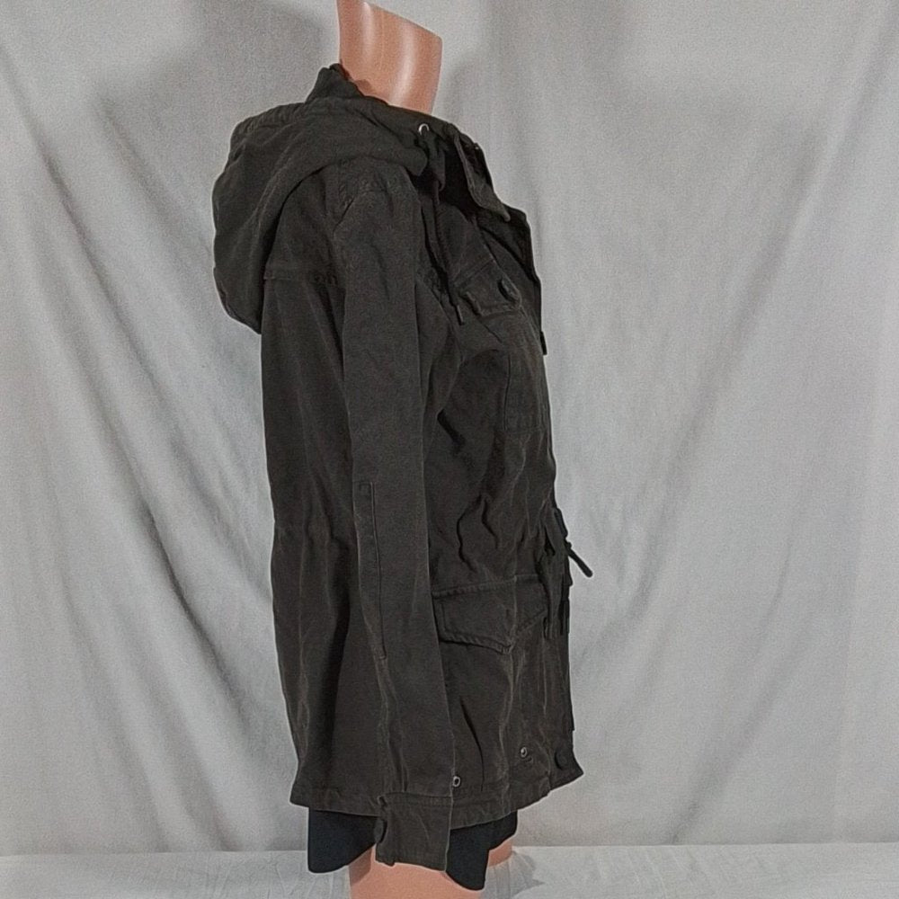Women's Levi's Hooded Military Jacket - Army Green - S - NWT