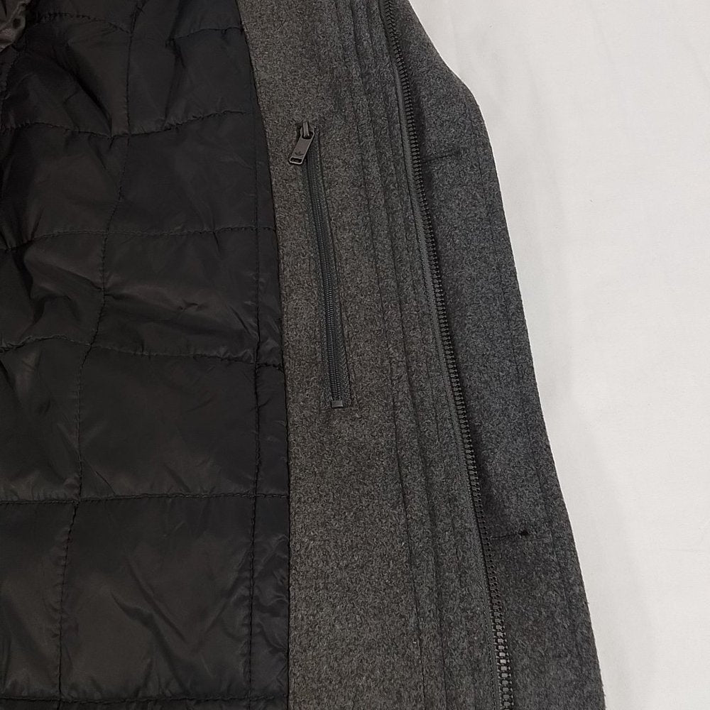 Men's Dockers Big & Tall Wool Blend Coat -Grey - XXL - NWOT