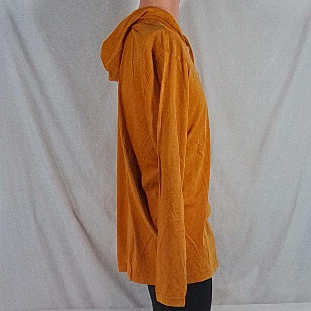 Men's Levi's Long Sleeve Logo Hooded T-Shirt - Mineral Orange - Var Szs - NWT