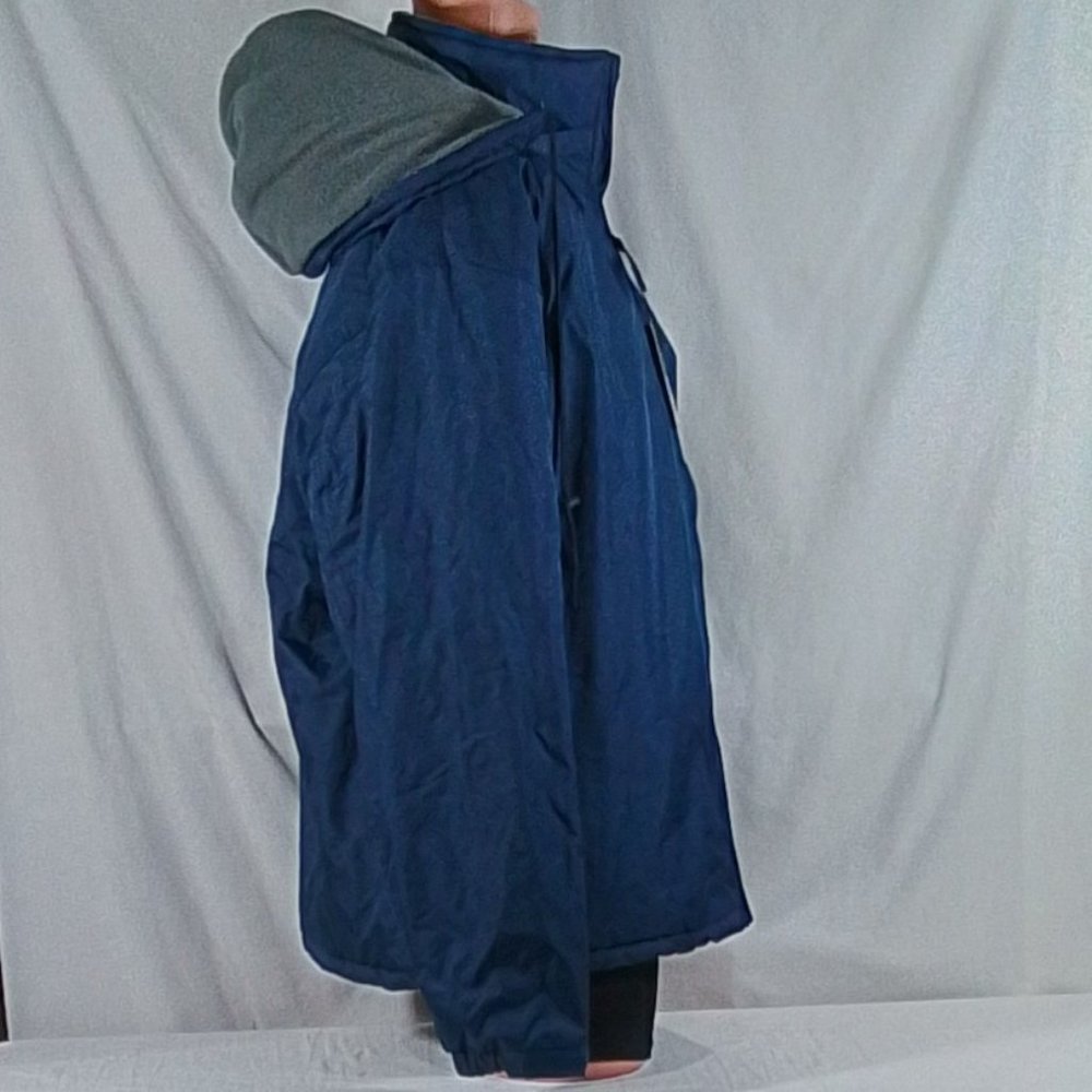 Men's Victory Outfitters Fleeced Lined Hooded Jacket - Navy - Large - NWT
