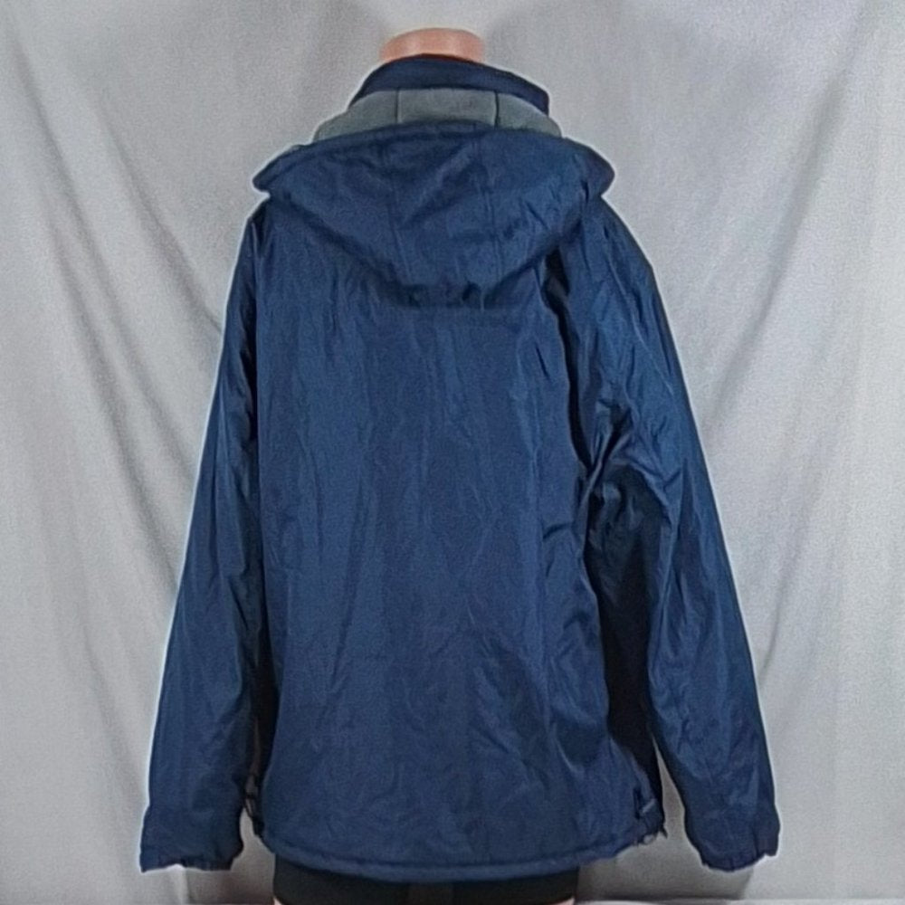 Men's Victory Outfitters Fleeced Lined Hooded Jacket - Navy - Large - NWT
