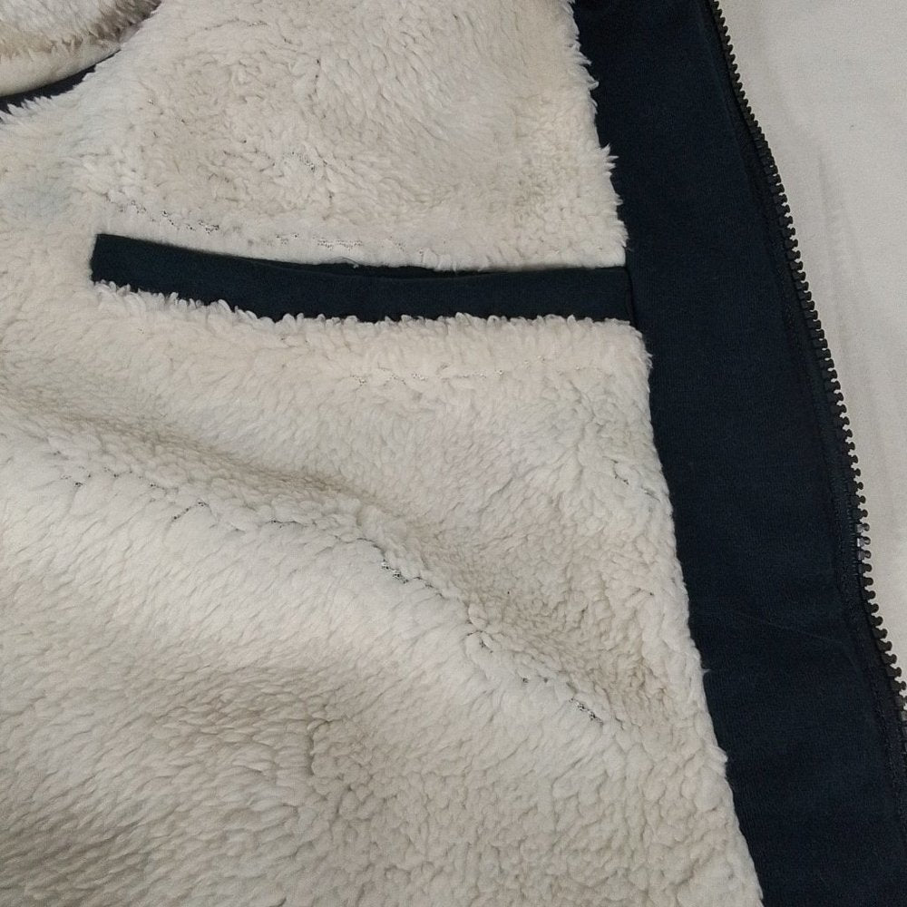 Men's Victory Outfitters Sherpa-Lined Hoodie - Navy - Large - NWOT