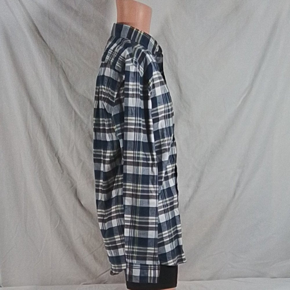 Men's U.S. Polo Assn. LS Plaid Button-Down Shirt - Navy - Var Szs - NWT
