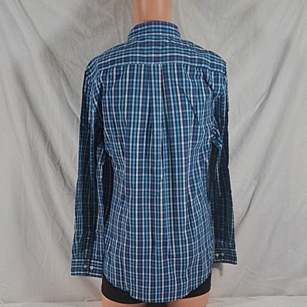 Men's U.S. Polo Assn. Classic Fit LS Button Down - Navy Plaid - Var Szs - NWT