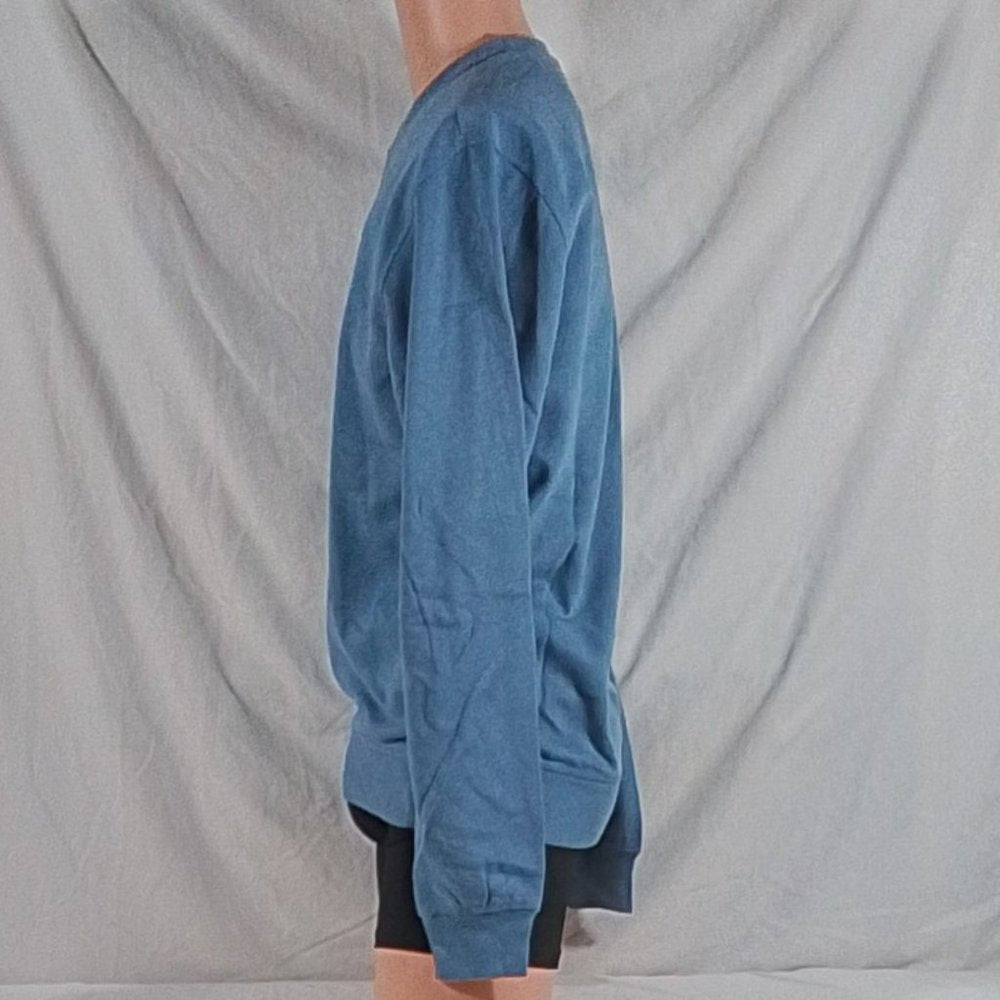 Men's U.S. Polo Assn. Crew Neck Sweatshirt - Cadet Heather Blue - M - NWT