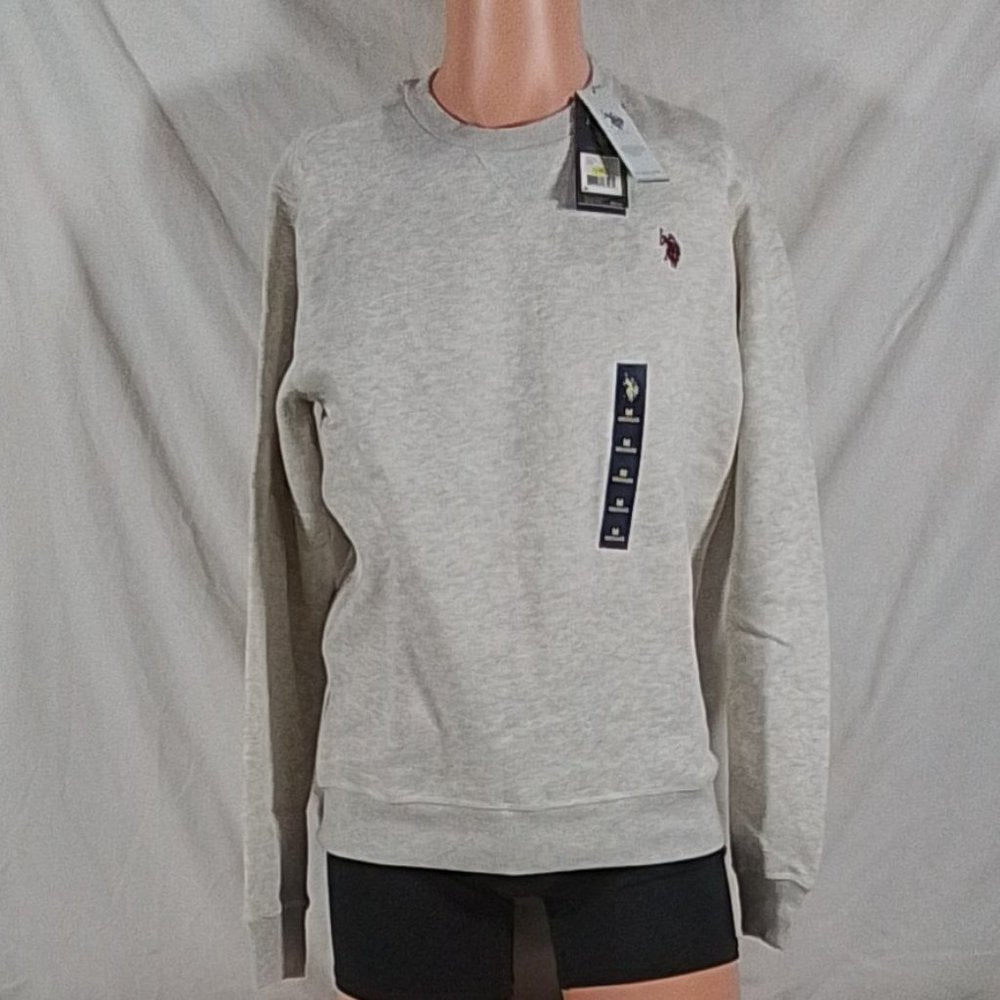 Men's U.S. Polo Assn. Crew Neck Sweatshirt - Oatmeal - Var Szs. - NWT