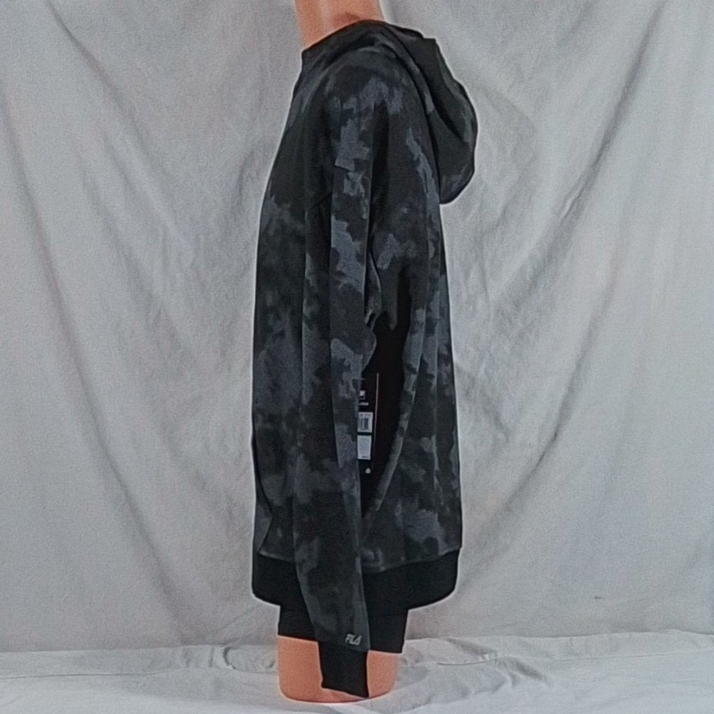 Men's Fila Markith Tie Dye Hoodie - Black -Various Sizes - NWT