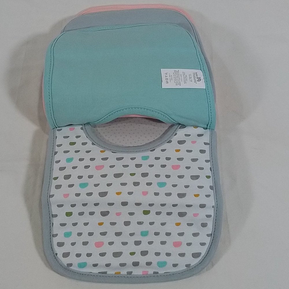 Baby Treasures Reversible Baby Bibs - 6 Pack - NWT