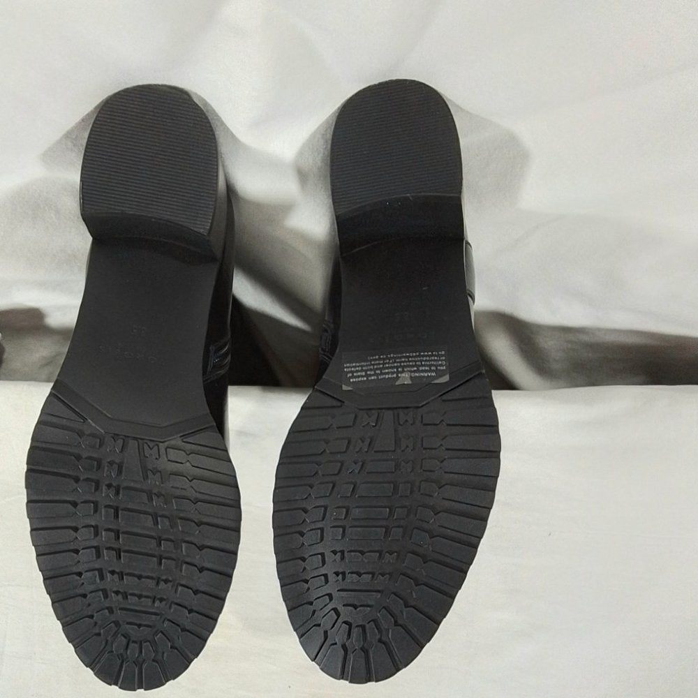 TORGEIS Women's Athena Tall Boot Casual Zipper Size 8.5 Color Black