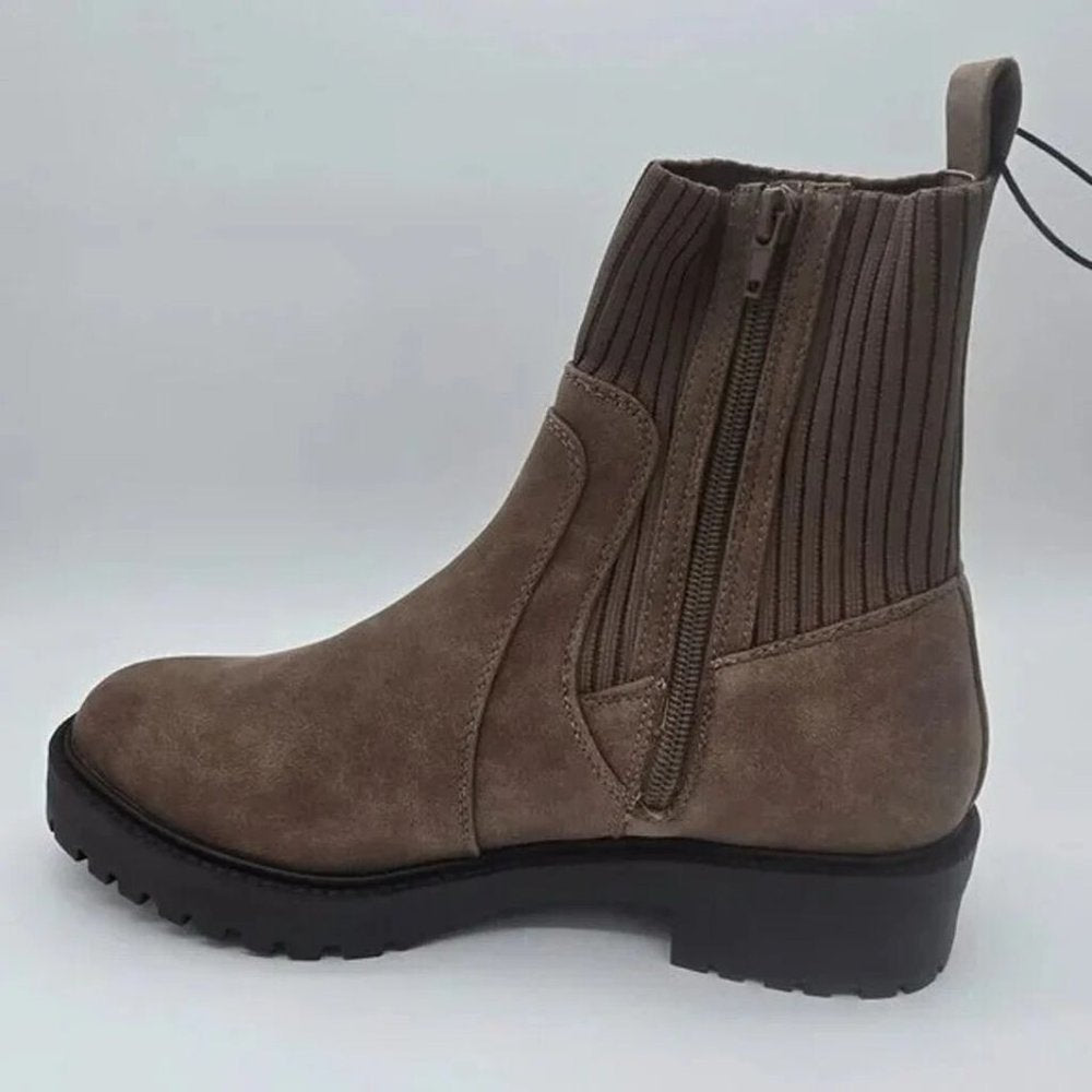 Dolce Vita Women's Orelia Stretch Knit Booties - Various Sizes - Mushroom - NIB