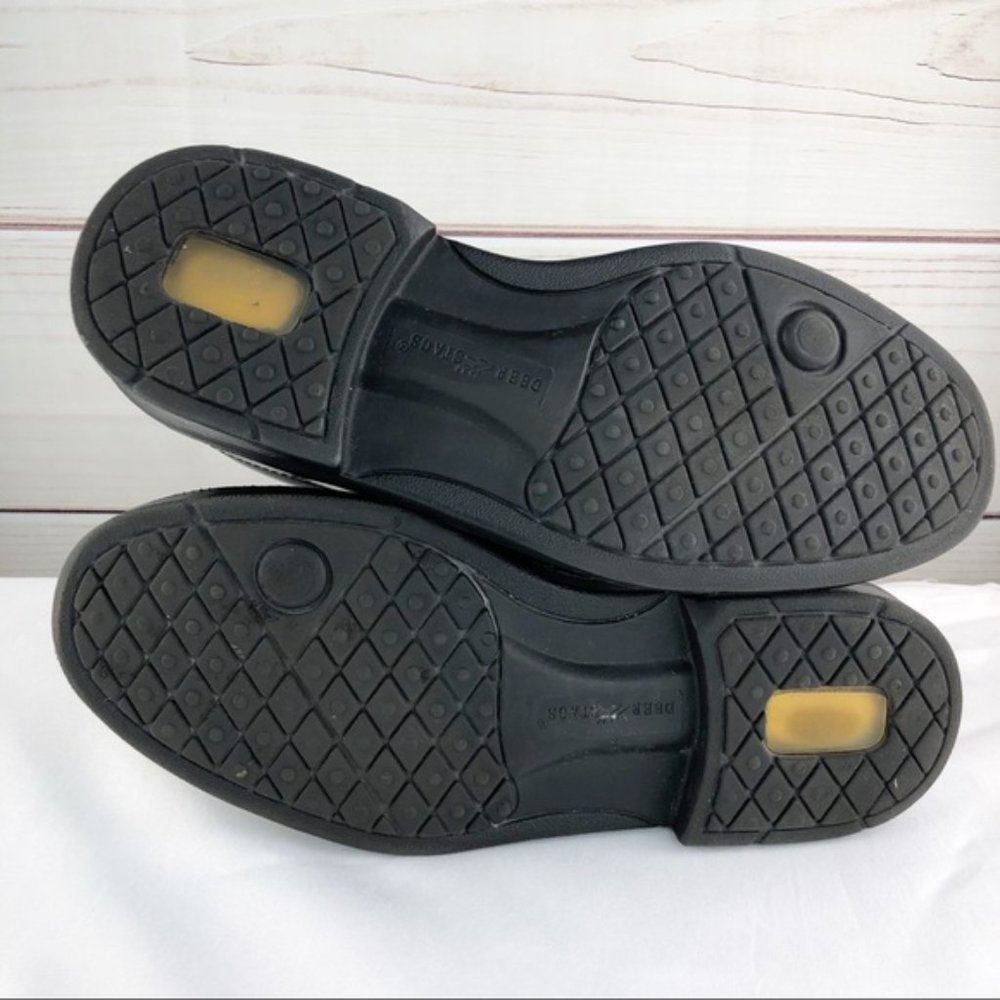 Deer Stags Men's Times Dress Shoe - Black - 7.5 - Medium - NIB