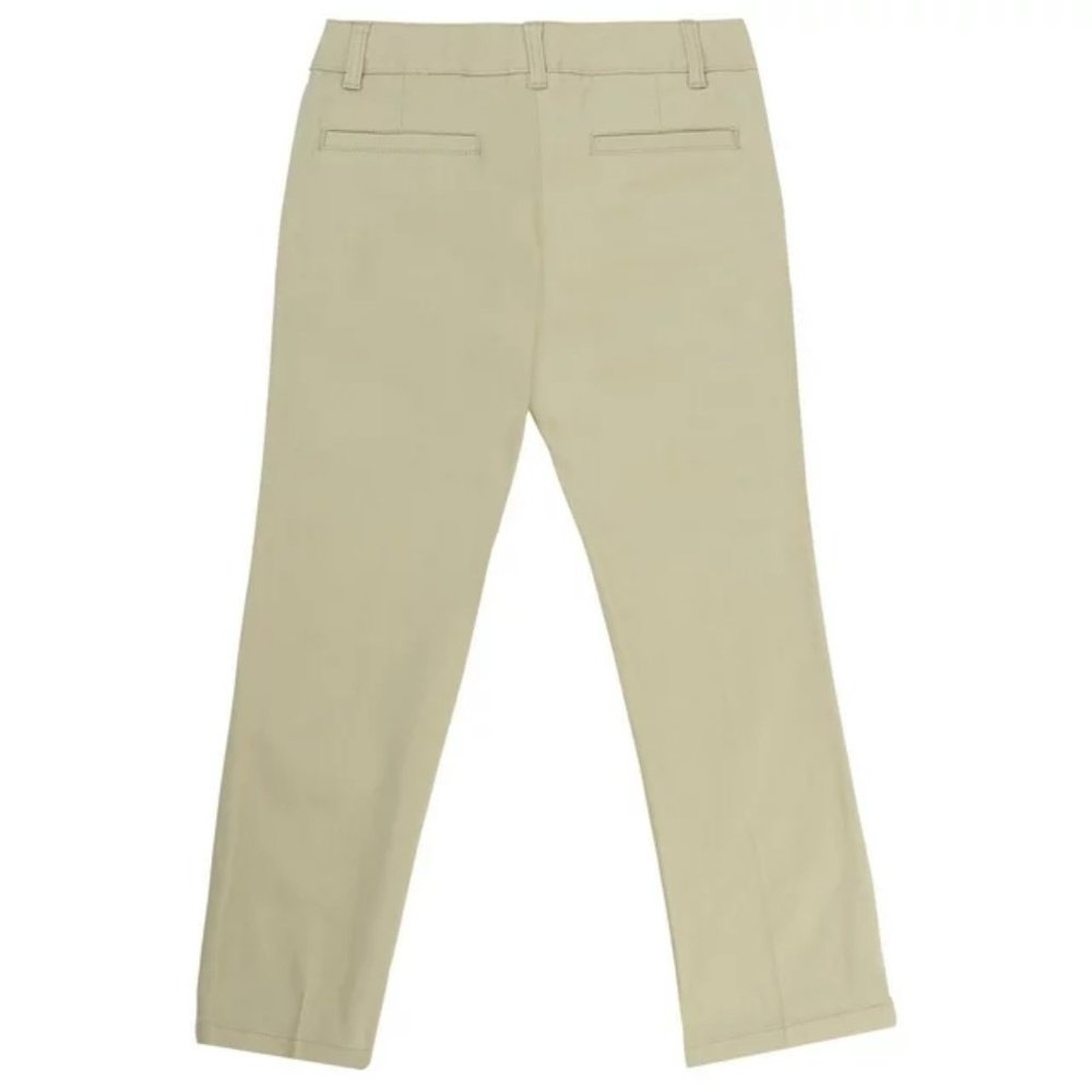 French Toast Girls Adjustable Waist Straight Leg Pants - 20.5 Plus - Khaki - NWT
