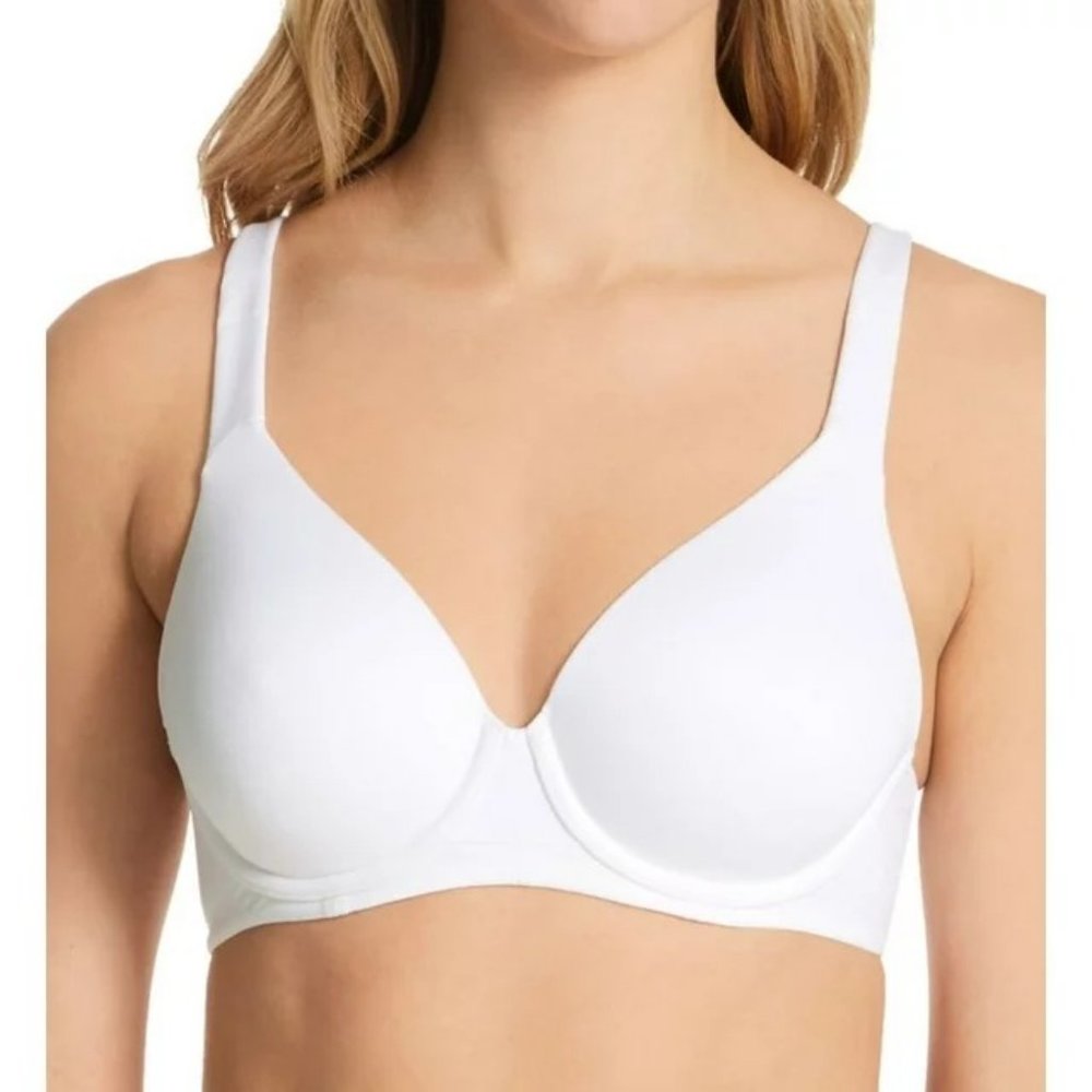 Vanity Fair Women's Beyond Comfort Full Coverage Bra - 38D - Star White - NWT