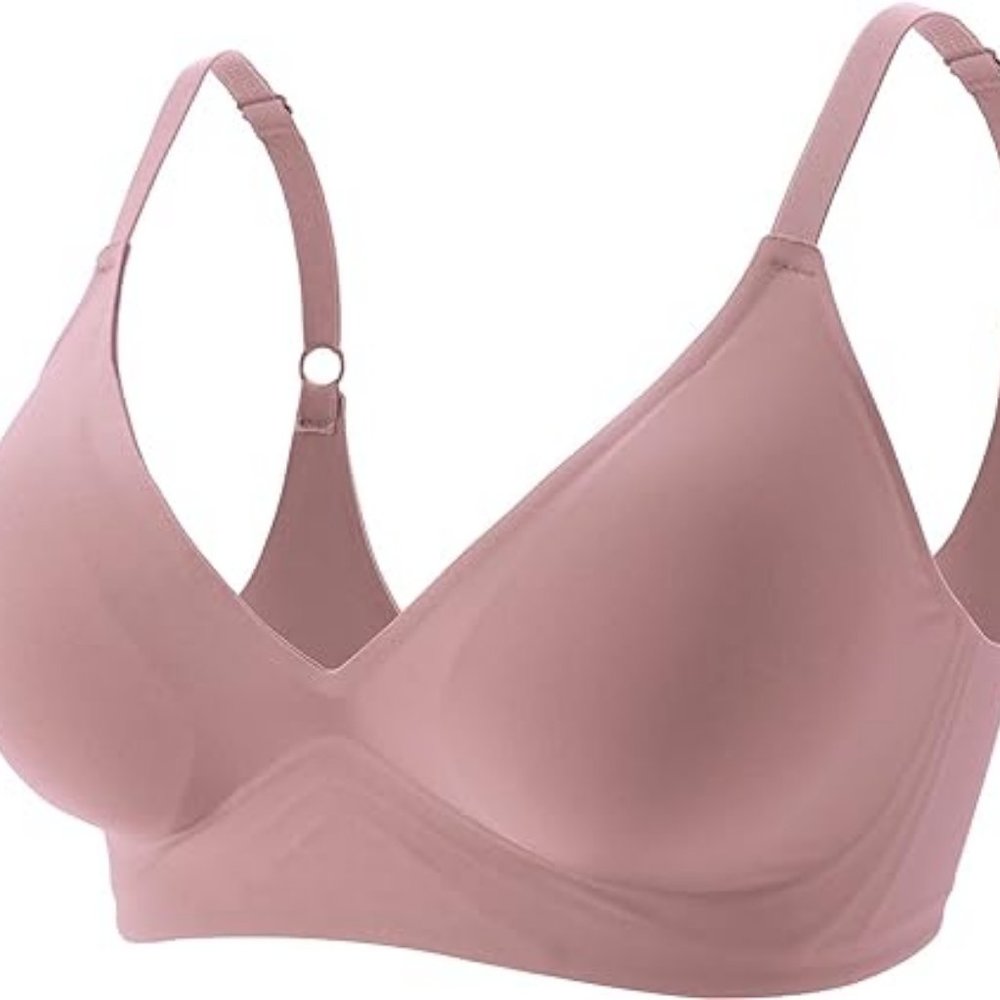 Bali Women's Comfort Revolution Soft Touch Wire-Free Bra - Pink - XLarge - NWT