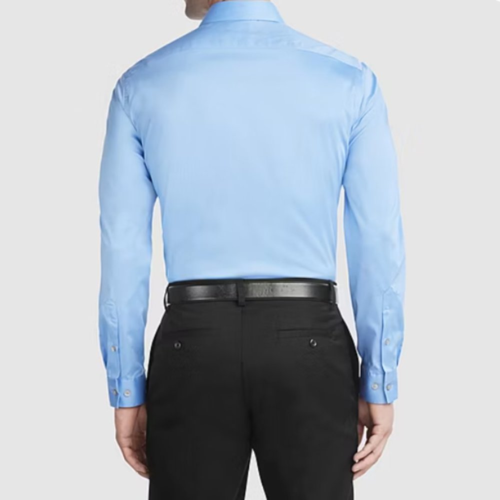 Van Heusen Slim Ultra Flex Slim Fit Wrinkle Free Long Sleeve Dress Shirt - NWOT