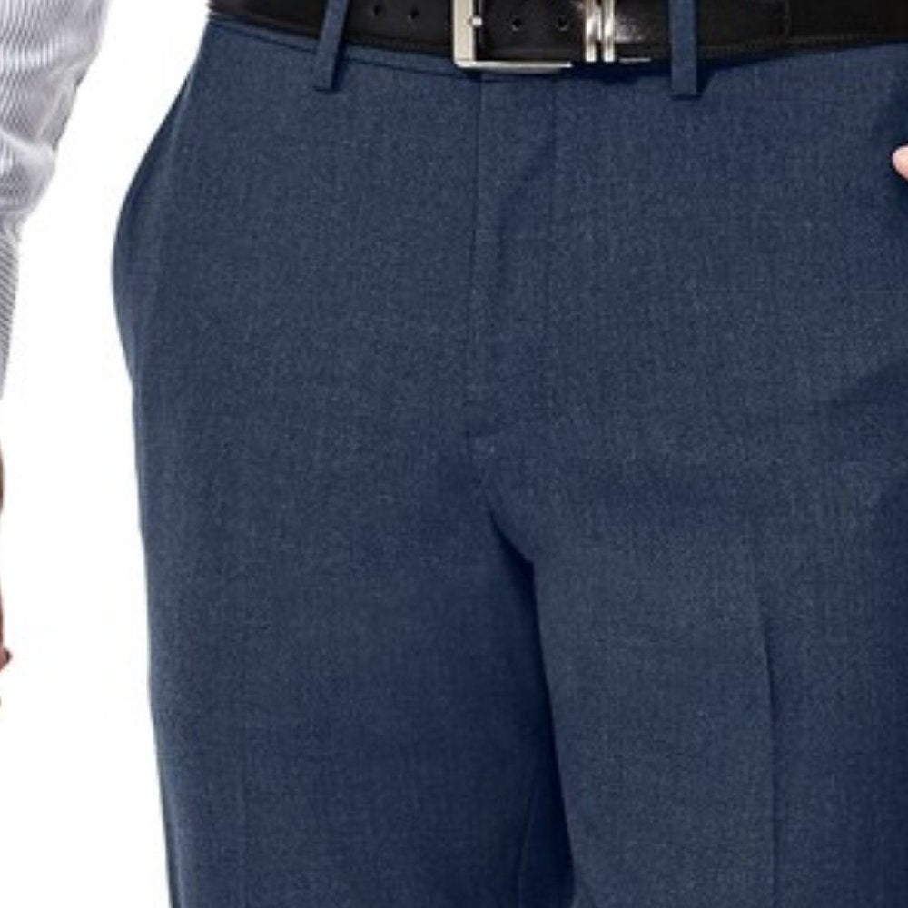 Haggar Men's 4 Way Stretch Slim Fit Suit Separate Pants - Blue - 30W - NWT
