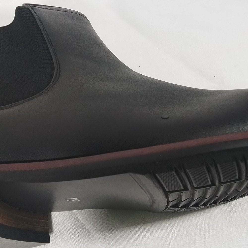 Men's Vance Co. Landon Chelsea Boots - Black - 12 - SEE NOTES