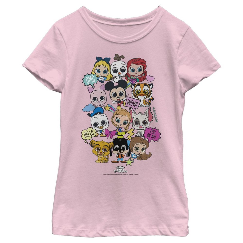 Fifth Sun Girls Doorables All Together Now Graphic Tee - XL - Pink - NWOT
