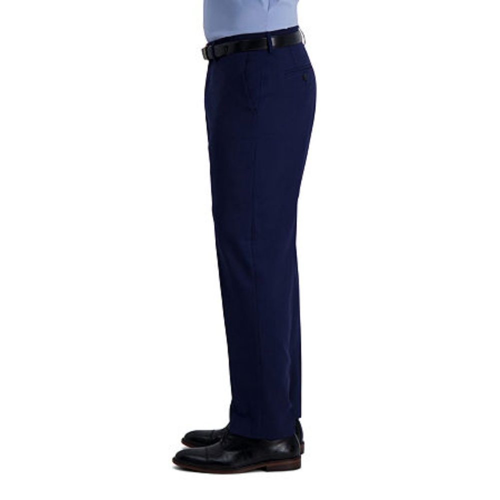 Haggar Men's Premium Stretch Classic Fit Solid Suit Pant - 34W - Navy Blue - NWT
