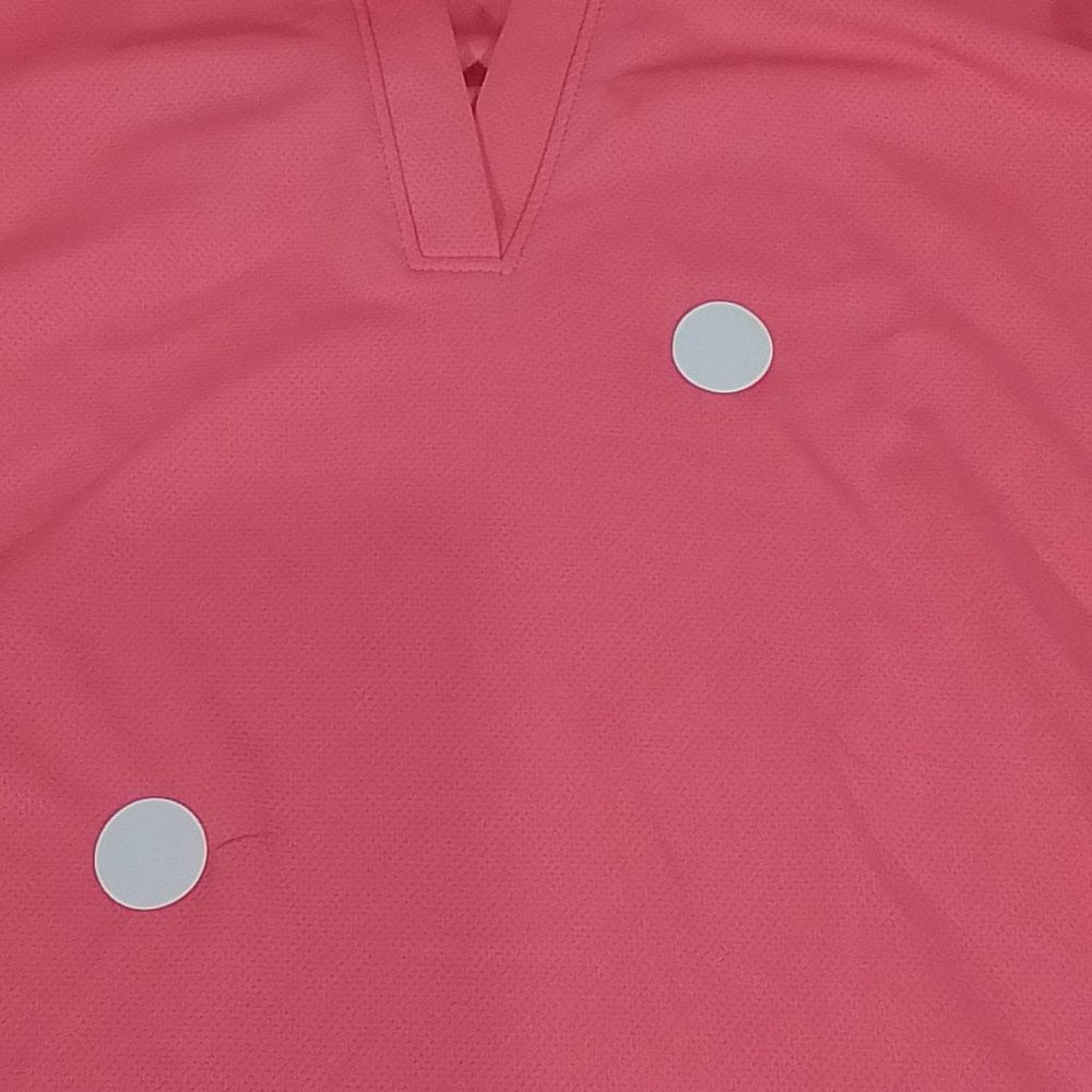 Women's Grand Slam Airflow Solid Golf Polo - Pink Lemonade - Medium - NWT