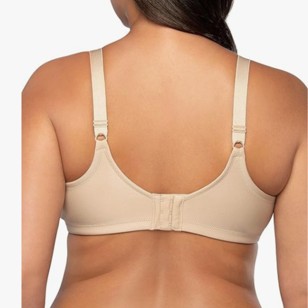 Vanity Fair Full Figure Wire-Free Back Smoothing Bra - Beige - 42D - NWT