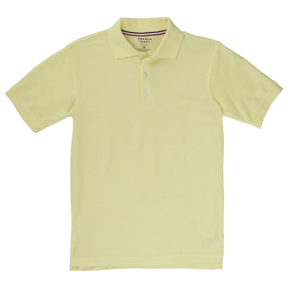 French Toast Little & Big Boy's Short Sleeve Shirt - X Large - Light Yellow -NWT