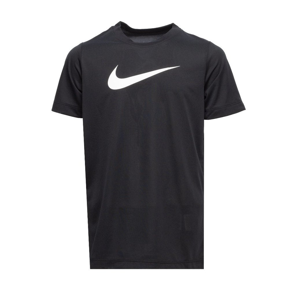 Nike Boy's Dry Swoosh Tee - Black - XL - New without Tags