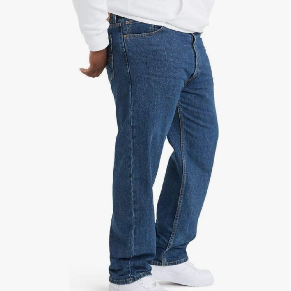 Levi's Men's 505 Regular Fit Jeans - 34" Inseam - Various - Dark Stonewash NWOT