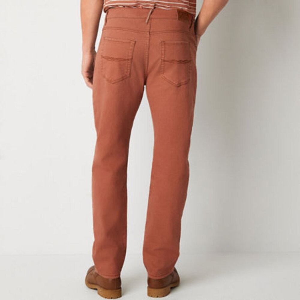 Frye and Co. Men's Straight Leg Jean - 36x32 - Russet Wash - NWT
