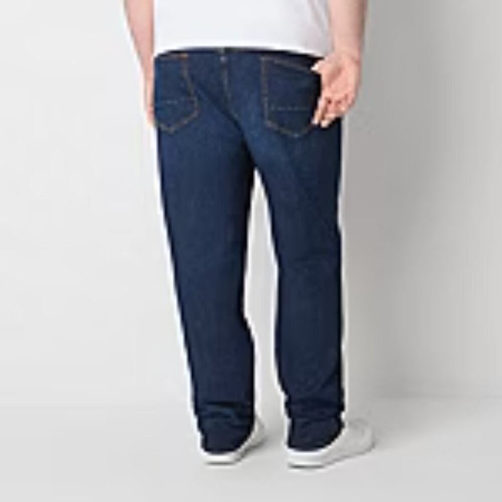 Men's Arizona Big & Tall Advance Flex Relaxed Fit Jeans - Ocean - 44x30 - NWT