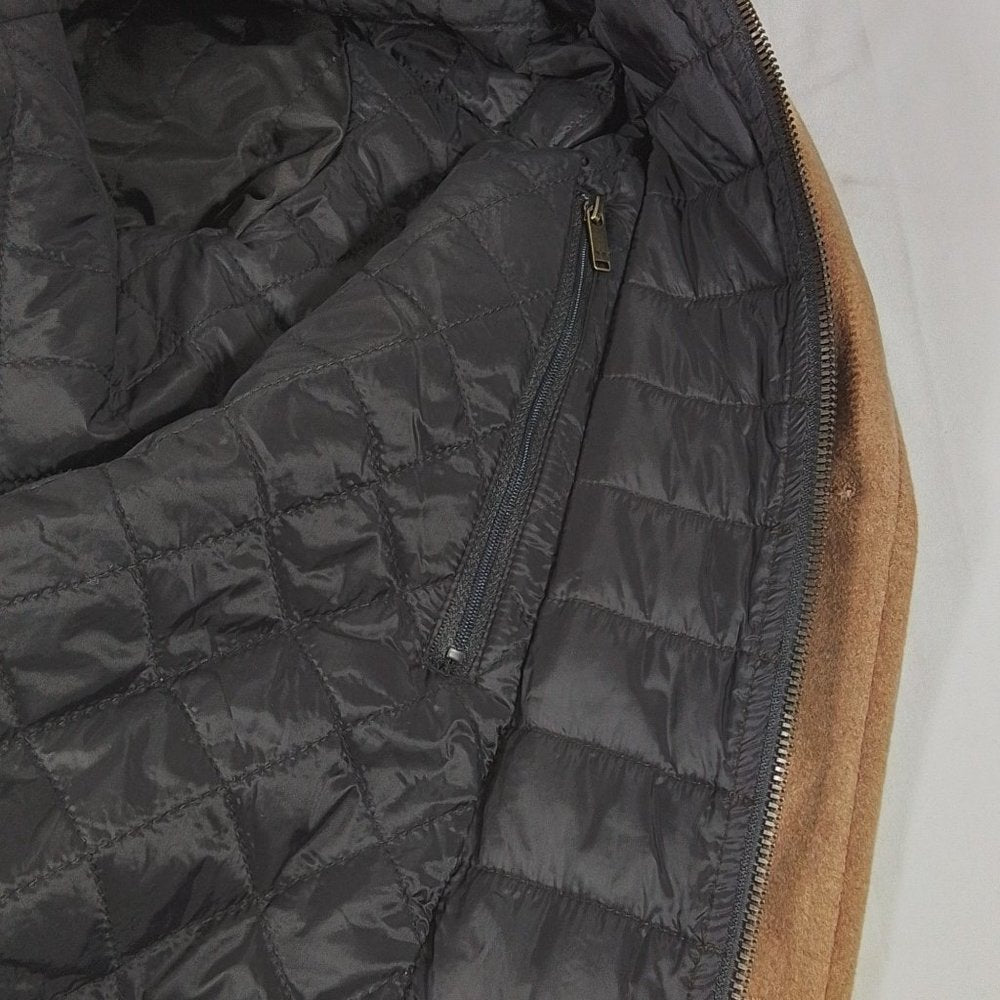 Men's Docker's Wool Blend Topcoat - Camel - Size Large - NWT