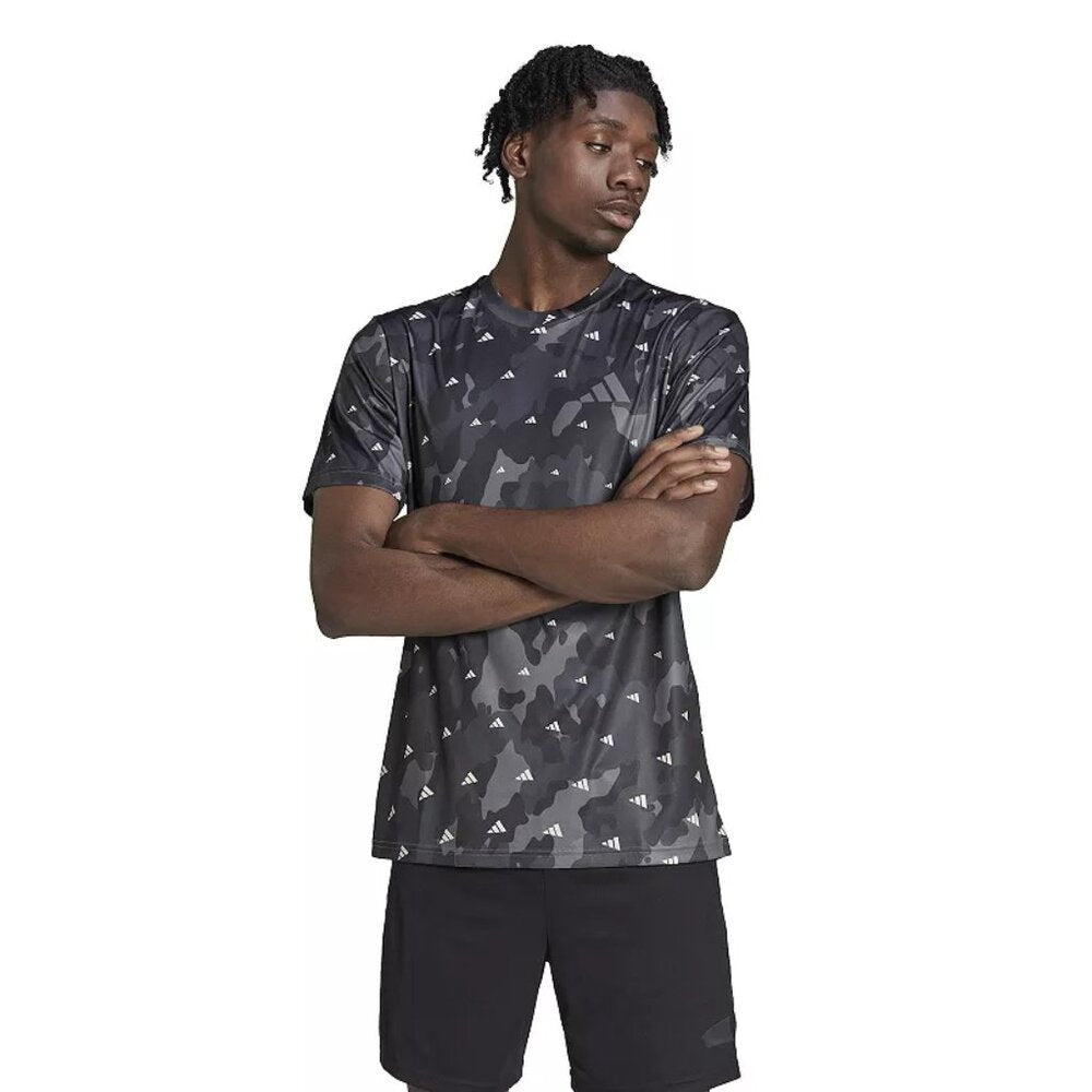 Men's Adidas Train Essentials Seasonal Training Tee - Black - 2XL - NWT