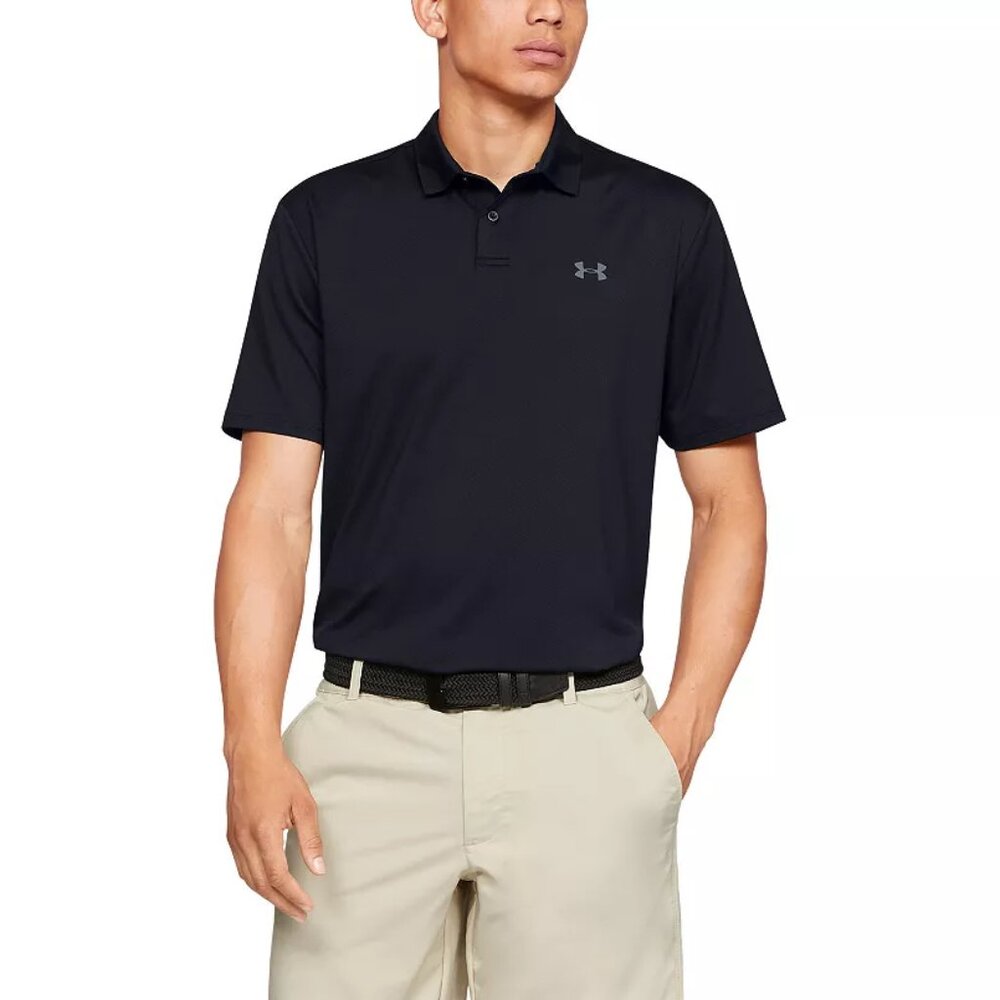 Men's Under Armour Performance 2.0 Golf Polo - Black - Small - NWT