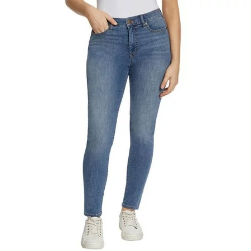 Women's Jessica Simpson Super Soft High Rise Skinny Jeans - Light Blue - 16 -NWT