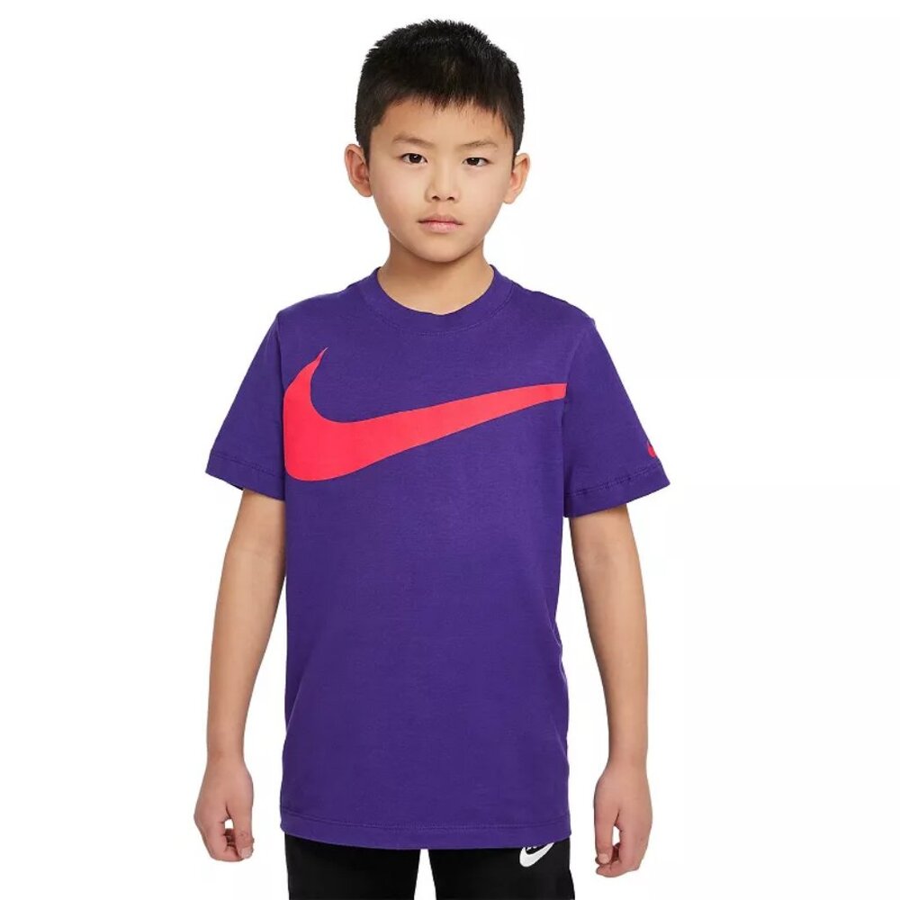 Boy's Nike Hybrid Basketball Tee - Court Purple - Medium - NWT
