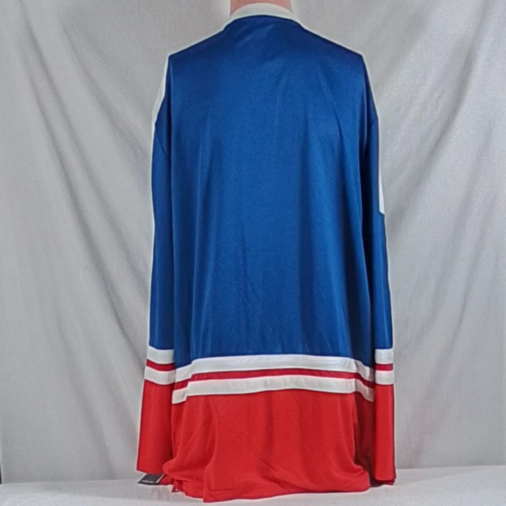 Men's Fanatics New York Rangers Iconic Slapshot Long Sleeve Jersey - M - NWOT