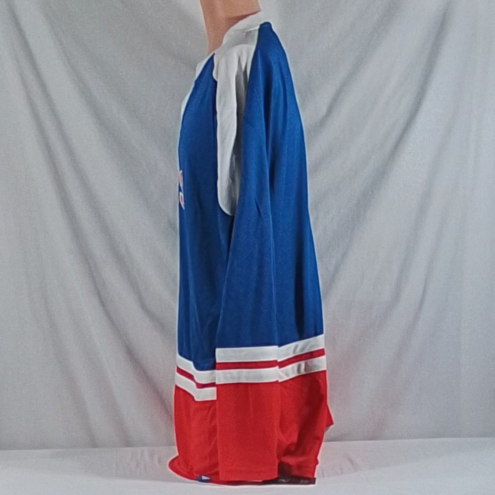 Men's Fanatics New York Rangers Iconic Slapshot Long Sleeve Jersey - M - NWOT